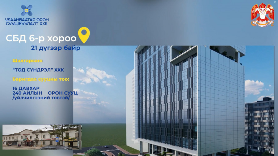 5 ДҮҮРГИЙН 20 БАЙРШИЛД 14 ТӨСӨЛ ХЭРЭГЖИЖ БАЙНА