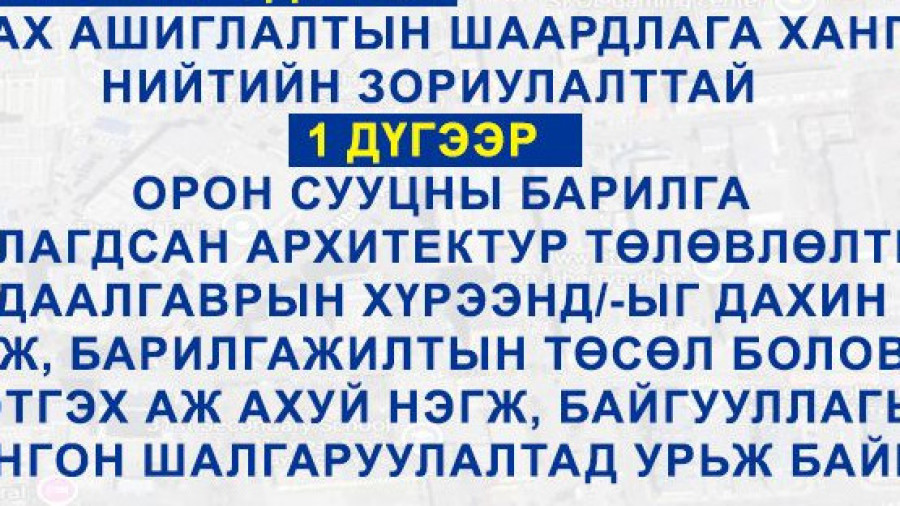 СОНГОН ШАЛГАРУУЛАЛТАД ОРОЛЦОХЫГ УРЬЖ БАЙНА